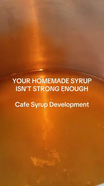 4-minute mini lesson on building stronger flavor into homemade café syrups and w