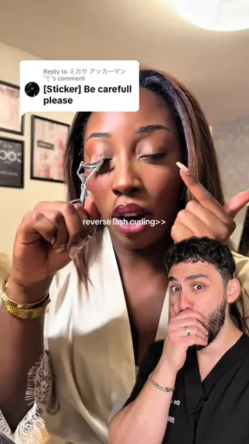Your lashes aren’t worth a droopy eyelid. This “reverse lash curler” technique i