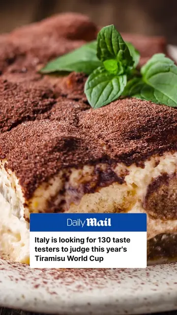 Tiramisu lovers around the world will soon have the chance to become judges at t