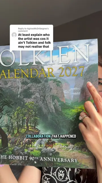 Replying to @AgirooMcDribegroo celebrate 90 years of the Hobbit! 2027 Calendar �