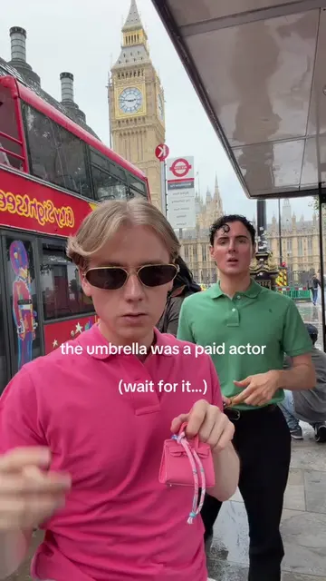 The umbrella was a paid actor! 🛍️: you can shop Liams cute bag charm from our s