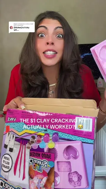 Replying to @Amarions crusty armpit hair I really thought this $1 clay cracking 