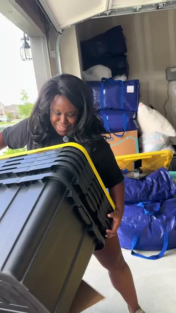 We’re STILL decluttering  DAY 2 of Karmen’s Garage Transformation 👀 Karmen join