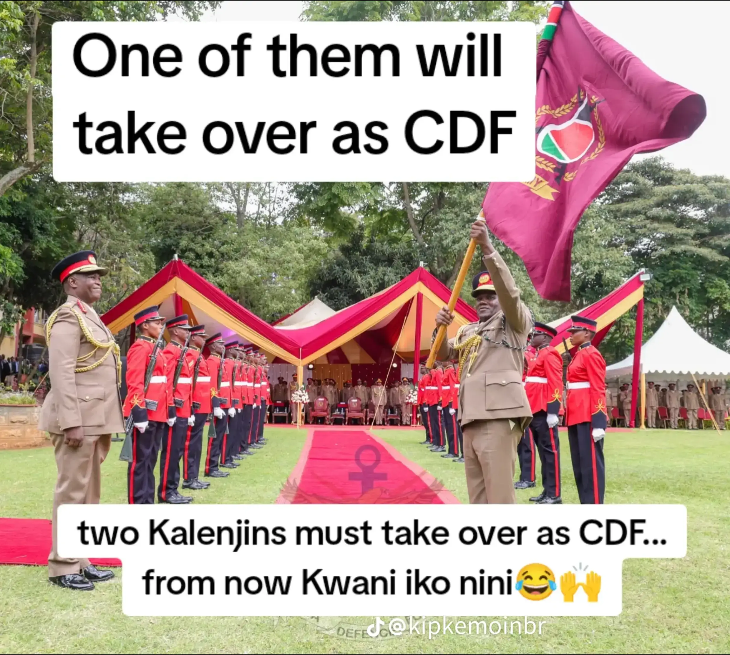 David Kipkemboi Keter was promoted from Major General to Lieutenant General on 2