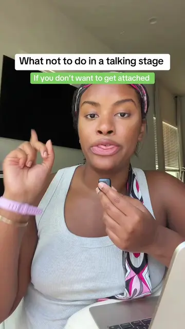 My first video of my Q&A series: How to not get attached in the talking stage #d