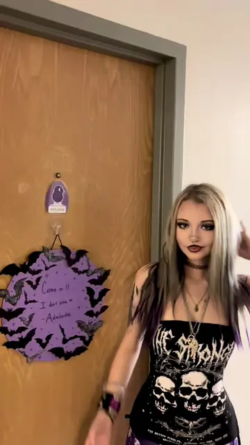 get ready for more college content yall 🖤 #dormtour #dorm #college #alt #freshm