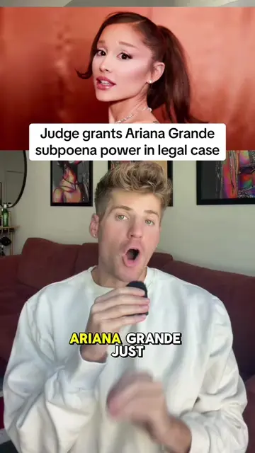 Ariana Grande can now subpoena Instagram & TikTok to find her music leakers 👀 1