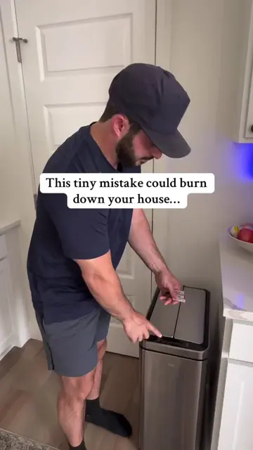 most people don’t know you’re not supposed to to throw them in the trash soooo �