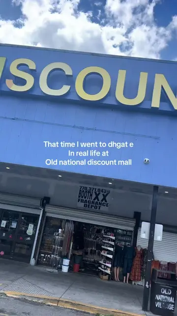 That time I went to … in real life at old national discount mall . lol I didn’t 