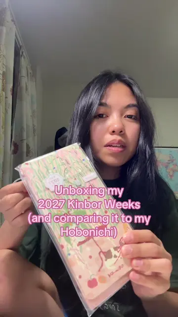 Comparing my Hobonichi Weeks to the Kinbor 2027 Weeks #kinbor #kinborweekly #hob
