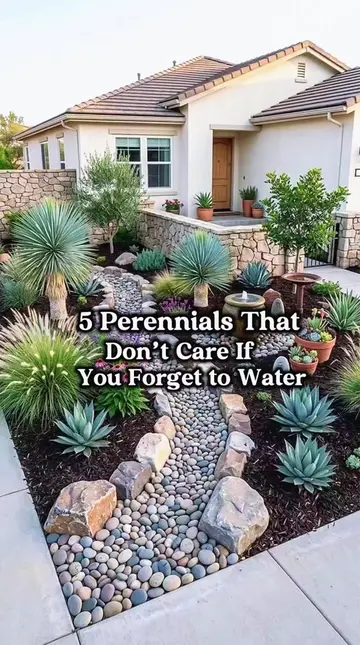 5 Perennials That Don’t Care If You Forget to Water! 💧🌿 Want a beautiful garde