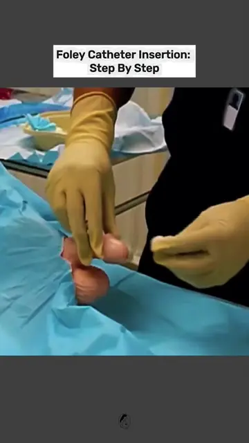 Foley Catheter Insertion: Step By Step.  Disclaimer: This video is for education