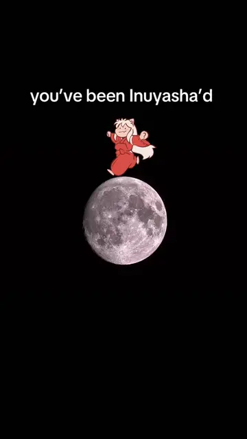 sorry guys had to do it to ya #inuyasha #anime #moon #inuyashaedit #animeedit 