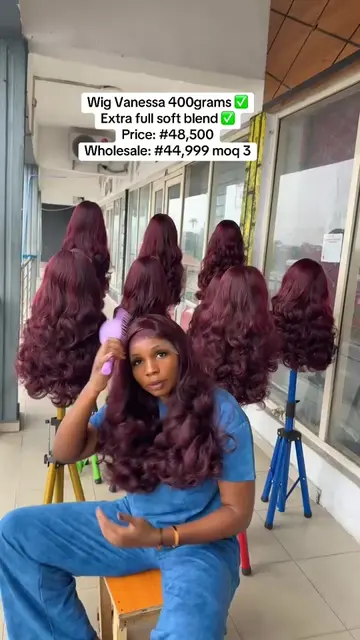 Wig Vanessa 400grams ✅ Extra full soft blend ✅ Price: #48,500 Wholesale: #44,999