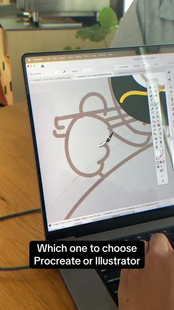 ពេលណាប្រើ #procreate ពេលណាប្រើ #adobeillustrator ? procreate or illustrator? whi