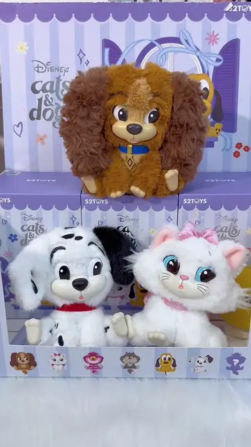 Unboxing✨Disney cats and dogs buddies series plush🥰#disney #plush #blindbox #un