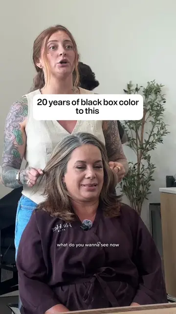 LOOK WHO'S BACK! Melinda and I have been working on her hair for a full YEAR to 