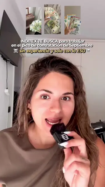 La mejor empresa española INDITEX te busca para trabajar este septiembre 🙋‍♀️🧑