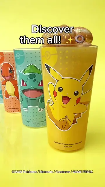 Time to catch the flavor ✨ Comment the heart color of the cup you’re 💛🩷🧡💚💙