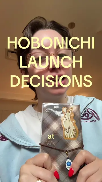 here’s what I’m planning to get in the 2027 Hobonichi launch!! What are you plan