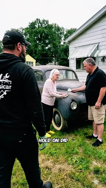 A 94-year-old nurse stood there… watching her father’s Plymouth get priced cheap