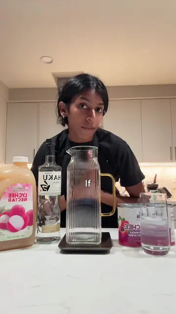 part 2 of the batch cocktails!! the dirty martinis and lychee martinis were a hu