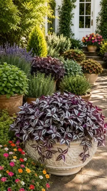 Growing Tradescantia Zebrina Made Easy 🌿💜 Follow us for more simple growing id