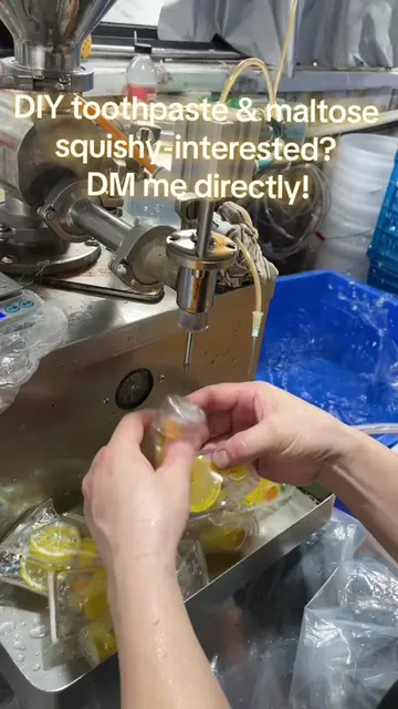 DIY toothpaste & maltose squishy—interested? DM me directly!#dm #fidgettoys #who