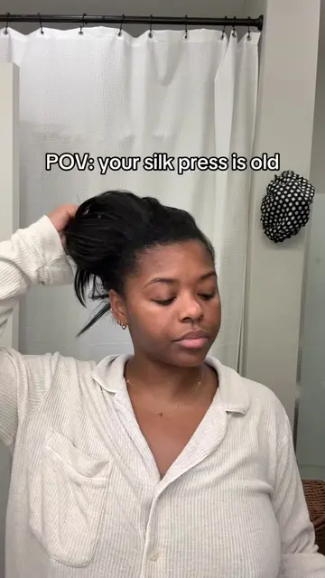 Braidout using @Design Essentials Hair #braidout #naturalhair #oldsilkpress #str