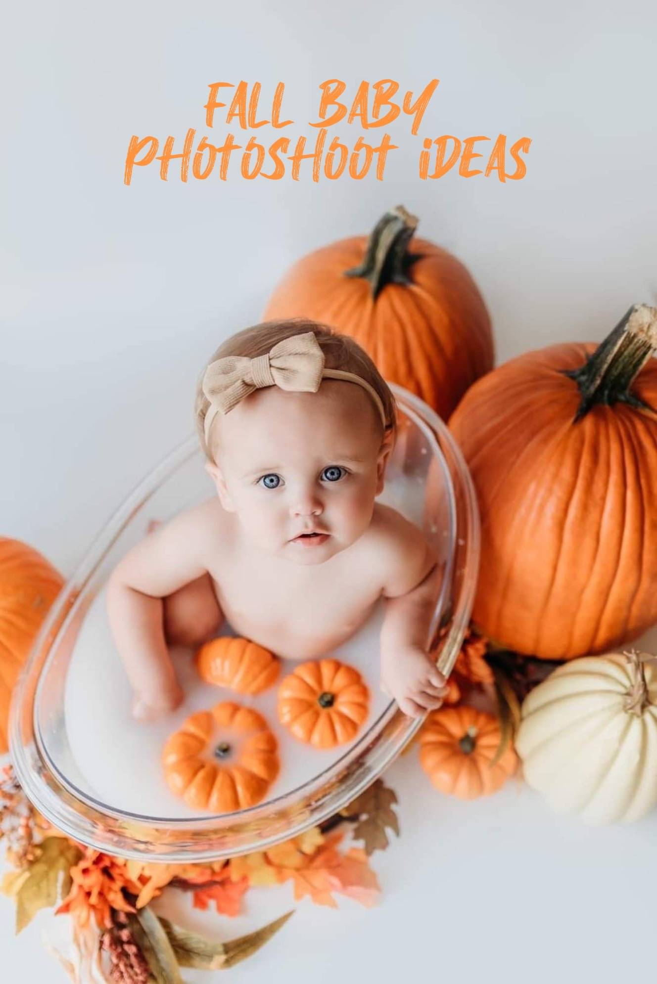 Fall + babies might just be the cutest photoshoot combination ever. 😭🍁🤎 From 