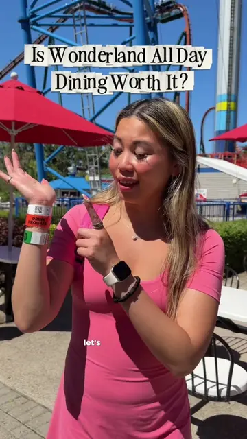 Is wonderlands all day dining plan worth it??👀🎢🛼 YES!!! Make sure you set you