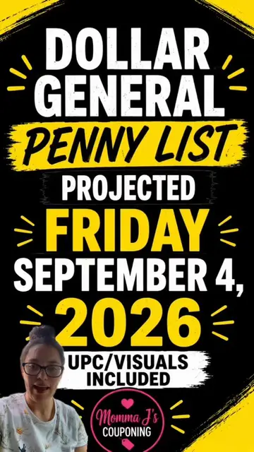 PSA: PENNY LIST INFO FRIDAY 9/4/26 (note this is NOT 100% CONFIRMED yet this is 