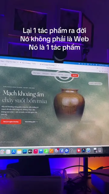 Lại 1 tác phẩm ra đời Nó không phải là Web Nó là 1 tác phẩm