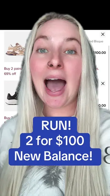RUN these are going to sell out! 🔗 in bio! 2 for $100 New Balance! #newbalance 