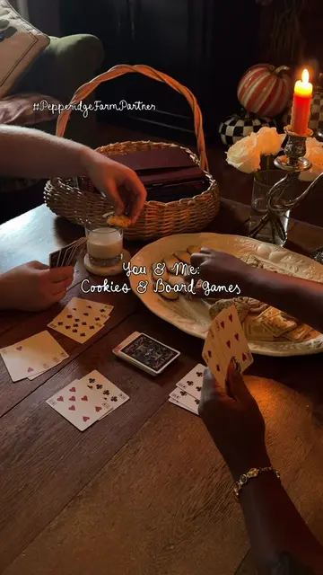 #PepperidgeFarmPartner  🍪 Welcome to a cozy game night at the cottage; board ga