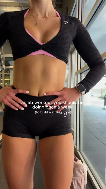 the perfect standing ab routine to build a strong core 🤍 add this workout into 
