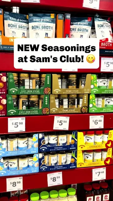 😋 NEW! Sam's Club just got a bunch of Kinder's seasonings and they sound so goo