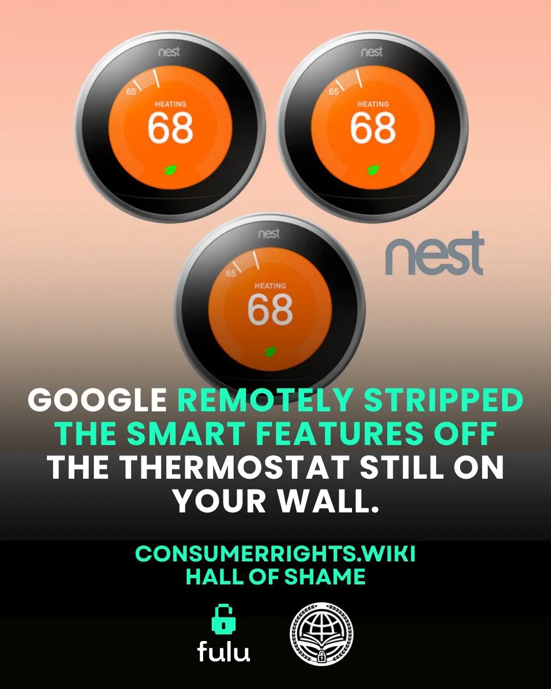 Google turned the smart thermostat you paid a premium for into a dumb one. 👎 Th