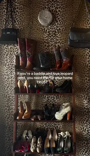 If you want your home to be more chic, this is for you. 🖤🐆#maximalist #leopard
