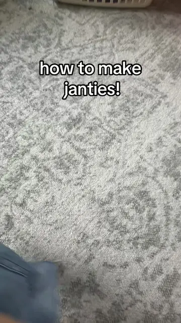 how to make janties #fashion #DIY #y2k