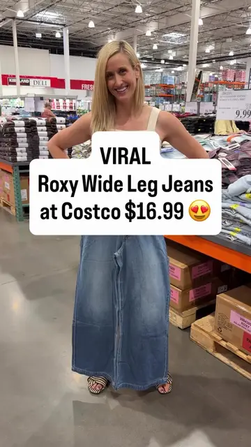 We found the VIRAL Roxy wide leg jeans and they are beyond adorable😍 They come 
