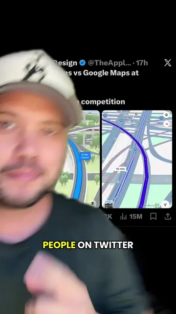 Apple Maps vs Google Maps #Tech #apple #google 