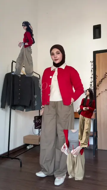 Outfit hari ini ceri-ceri banget ala Pinterest.🥰 #celanabarrel #celana #outfitp