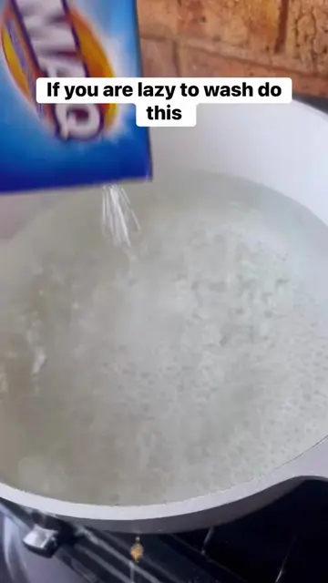 🧼 Too lazy to scrub your dishcloths? 😂 Just COOK them! 🍲🤣 Add washing powder