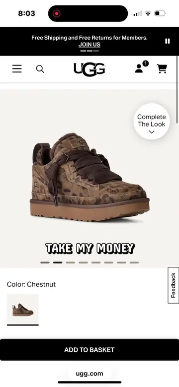 @UGG® did their big one with this. 🐆🐆🐆🐆 Lowmel Spotted is what their called 
