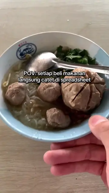 aku selalu biasain kalo setiap ada pengeluaran aku catet, fungsinya supaya aku b