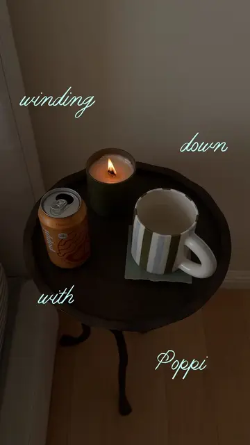 winding down with @POPPI #poppipartner #drinkpoppi #nighttimeroutine 