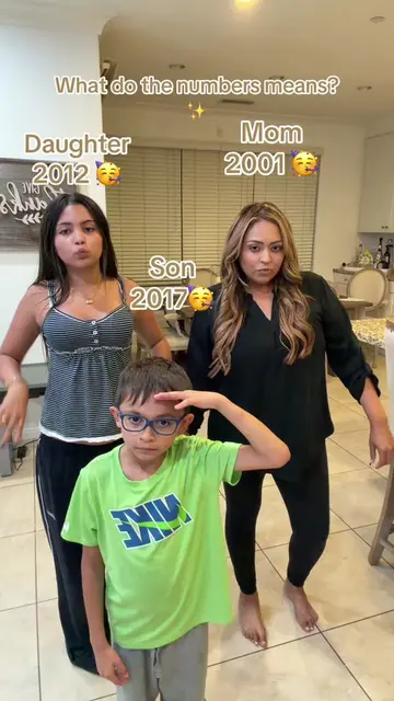 What do the numbers mean??🥳✨ @Ava Foley #motherson #motherdaughter #fun #fyp #d