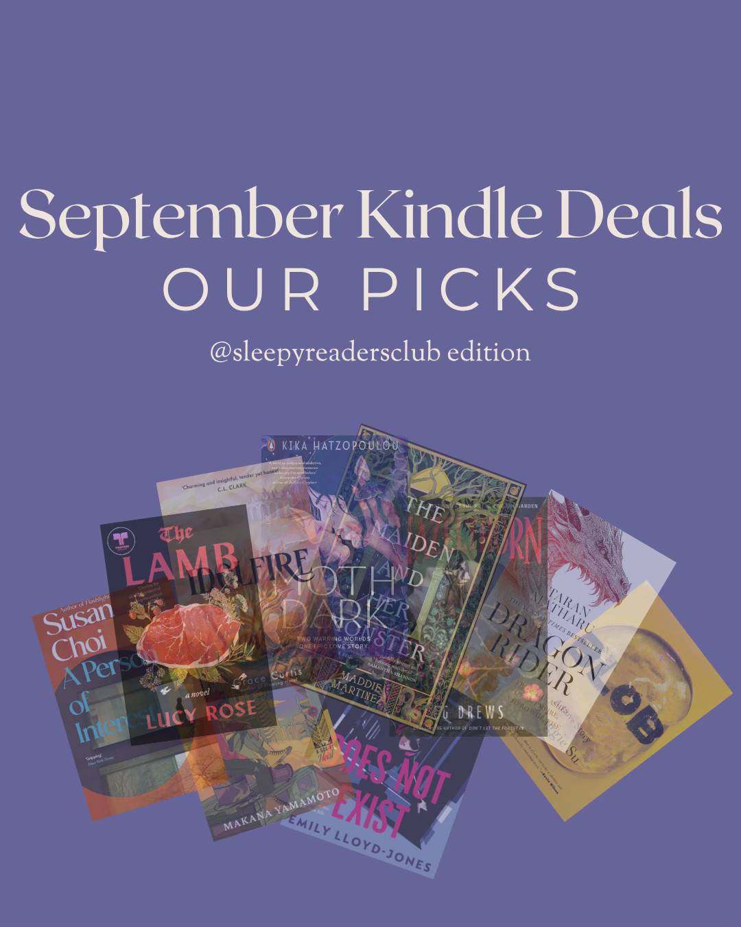 We’re back with September’s 99p Kindle deals!  Some standouts:  The Maiden and H