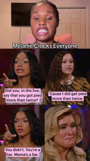 Melanie had TIME at the #LoveIslandUSA reunion 😭 From clocking Sol and Bea to f